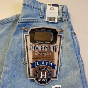Brand New Wrangler High Waisted Cowboy Cut Denim